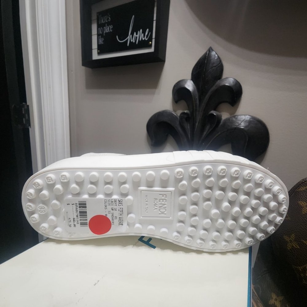 NIB Authentic Kid Fendi Low Top Sneakers - Picture 5 of 9